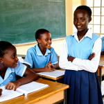 Education and Reconciliation**

"A diverse group of Rwandan students, fully clothed in school uniforms, participating in a peace education workshop in a modern classroom, appropriate content, safe for work. The classroom is bright and welcoming, symbolizing hope and the future. The students are engaged in a collaborative activity, demonstrating unity and understanding. Focus on positive interaction and learning, perfect anatomy, correct proportions, natural pose, professional, modest, family-friendly."

**