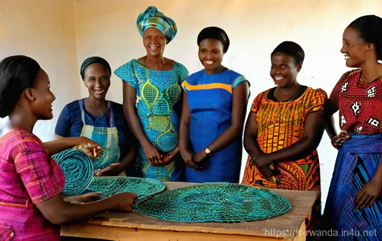 르완다에서의 지역 커뮤니티 경험 - **Prompt 1: Rwandan Community Spirit - Umuganda Day**
    A vibrant, sunlit outdoor scene in a rural...