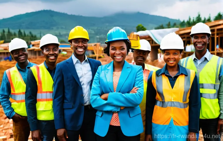 르완다의 주요 경제 지표 - **Prompt:** A compelling image illustrating Rwanda's ambition as an innovation and investment hub. T...