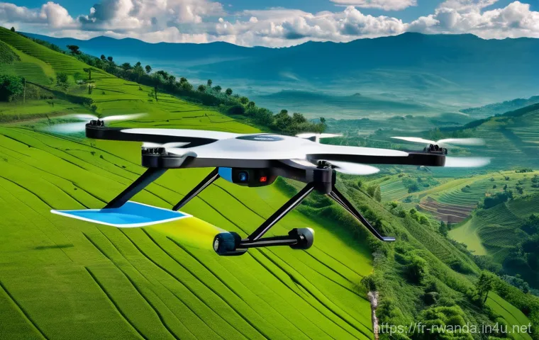 르완다의 물류 시스템 - **Prompt: The Kigali Logistics Platform (KLP) at Dawn.**
    "An aerial wide shot of the bustling Ki...