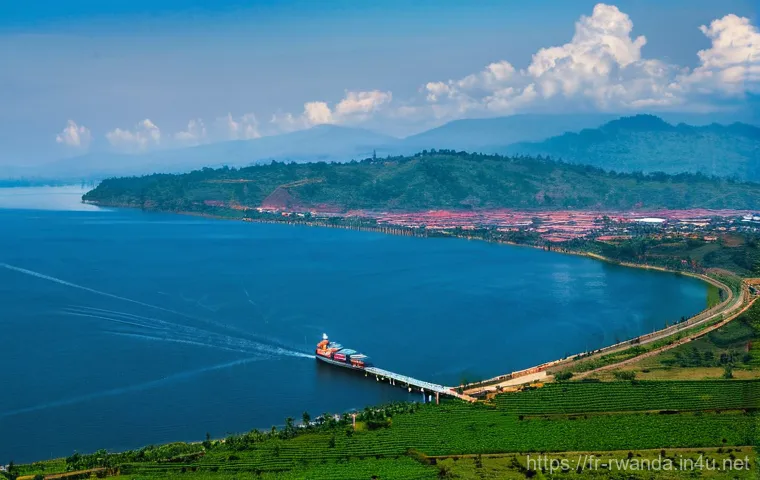 르완다의 물류 시스템 - **Prompt: Zipline Drone Delivery in the "Land of a Thousand Hills."**
    "A medium shot of a sleek ...