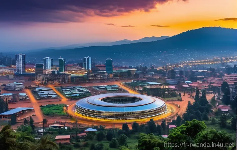 르완다 비즈니스 기회 - Here are three image generation prompts in English, designed to adhere to your specified guidelines ...