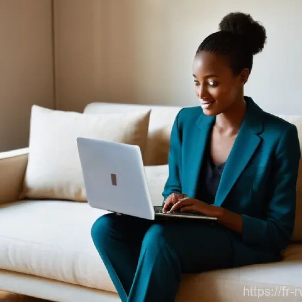 르완다의 국경 절차 - **Prompt for image generation:** "A sophisticated young French woman, mid-30s, with an elegant, rela...